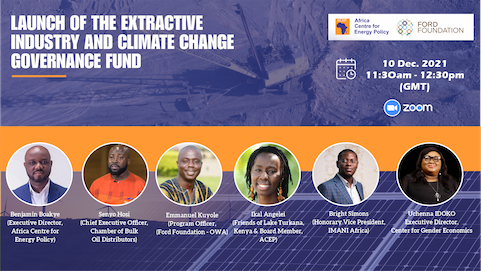 LAUNCH EVENT: Extractive Industry and Climate Change Governance Fund